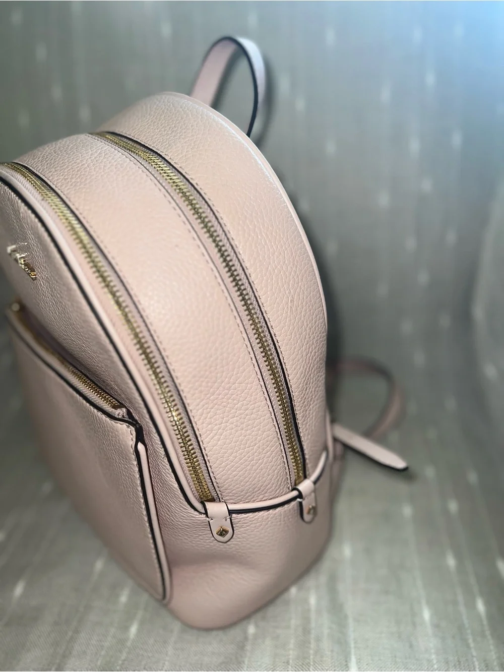 Michael Kors Blush Leather Backpack with Gold Hardware (Like new with tags)